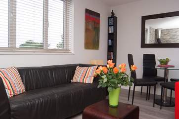 The sitting/dining-area.