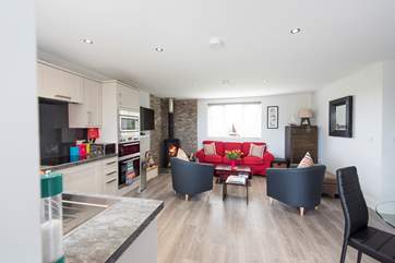 Open-plan living.
