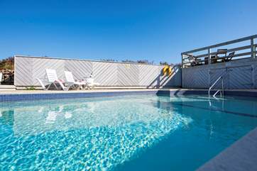 The swimming pool.