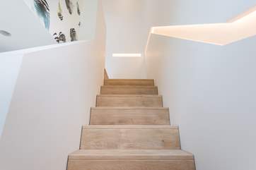 Even the staircase is a thing of beauty.