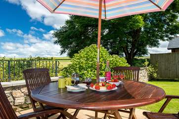 Why not enjoy a delicious cream tea in the garden?