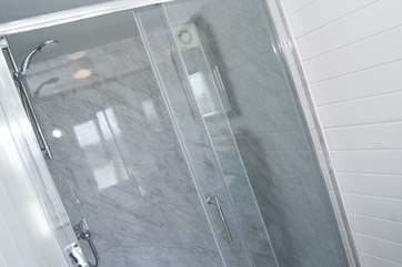 Ahh...the luxury of a good-sized shower!