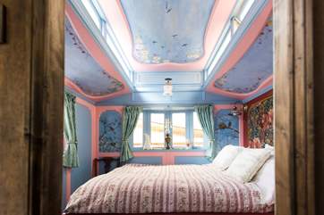 Looking through into the pretty bedroom.