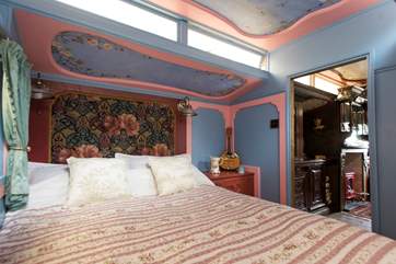 Looking through from the bedroom to the living-room.
