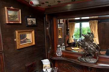 There are nods to Sanger's past throughout - there is so much history to this wonderful wagon!
