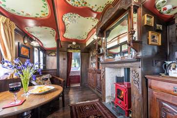 The inside is just as spectacular as the outside - the perfect place to sit and enjoy a glass of your favourite tipple or two.