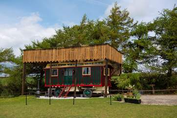 Sanger's was bought by the present devoted owners from a retired fairground showman who was born and raised in the wagon!