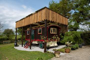 Welcome to Sanger's, the stunning Showman's Wagon.