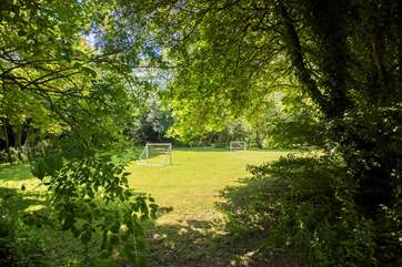 The Owners have thought of everything. You even have your own football goals!