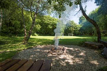 There is a firepit area here too.