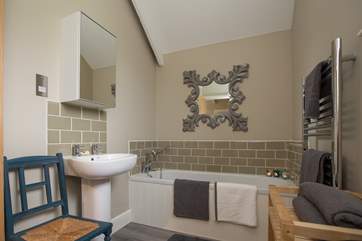 The large family bathroom is right next to the second bedroom so two couples on holiday together will have their own facilities.
