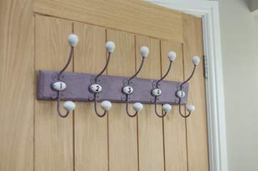 Even these door hooks look lovely!