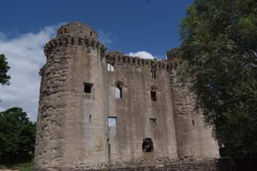 Nunney Castle is just the other side of Frome - have a stroll around this moated piece of ancient history.