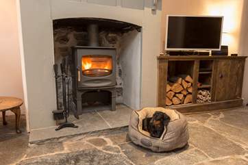 Your four legged friend will love snuggling up by the fire after a long walk in the countryside.