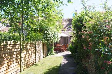 The cottage has a very private and enclosed back garden.