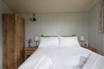 Light and airy bedroom one.