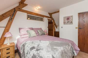 This is the second double bedroom. This room is just as luxurious and has an en suite too.