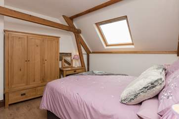 Another view of this bedroom, the Velux windows in both bedrooms have blackout blinds so you will be sure to sleep very well.