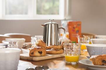 You'll enjoy lingering over meals here!
