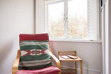 The snug is the perfect place to retreat with a book.