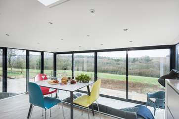 The dining-area in the kitchen/family-room.