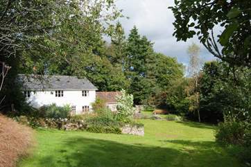 Another view of the farmhouse in its stunning setting - there is not another property in sight.