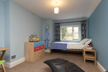 This is another of the twin bedrooms. Bedroom 5 - this image shows the room set up as a single. It will normally be set up as twins.