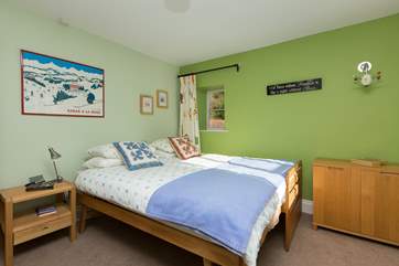 This is bedroom 3. All three of the other bedrooms have twin beds but you are welcome to push them together of course. These truckle beds are very high quality and have fully sprung mattresses.