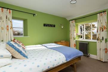 Another view of this bedroom with the beds pushed together.