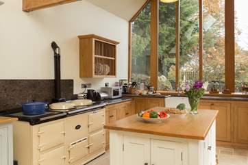The Aga is a delight and you will really enjoy using it for cooking up wholesome family meals using local produce from the farm shop up the road.