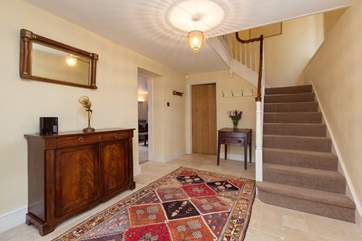 The grand entrance hall will set the scene for your holiday.