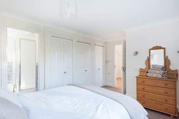 Spacious Bedroom 1 is on the ground floor.