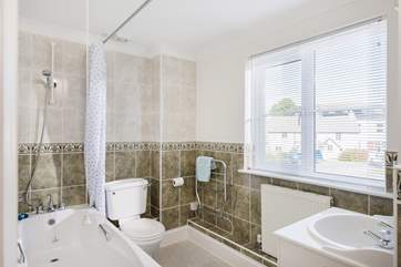 The family bathroom is on the first floor.