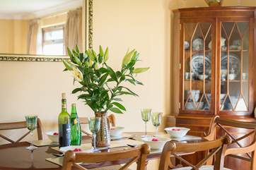 Dine in style for breakfast, lunch or dinner.
