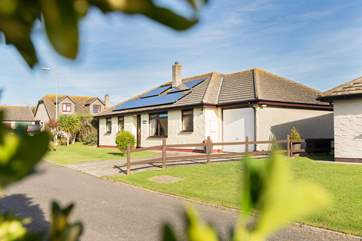 Overstrand is towards the end of this quiet cul-de-sac sitting in its own large plot.