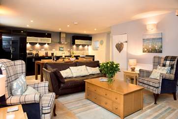 The open plan living-room will ensure you enjoy quality time together.