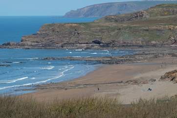 The beaches on the north Cornwall Coast are quite spectacular.