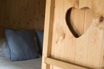 Throughout the tent are lovely little features - this really is glamorous camping at its very best.