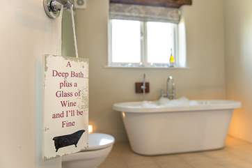 The master bedroom has a very stylish en-suite....