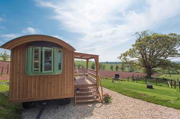 This quirky wagon with its wonderful countryside views really is perfect for a break any time of year.