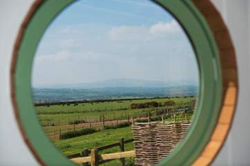 Have a cup of tea in bed gazing at the wonderful views.