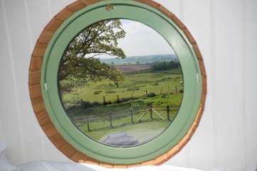 Imagine waking up to this fabulous view. You can lie in bed and see the wild hills of the Dartmoor National Park.