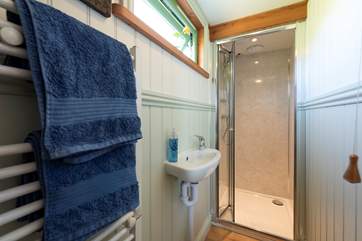 The en suite shower-room.