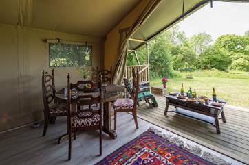 Glamping at its very best.