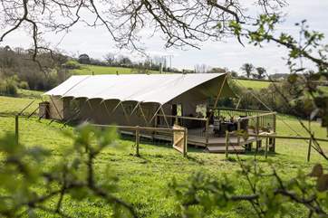 Glamping in style, your luxury safari tents awaits you.