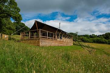 Glamping in style, your luxury safari tents awaits you.