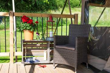 What a lovely spot to relax with a book.