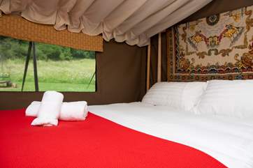 The double bedroom is just gorgeous!