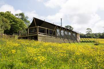 Built upon an insulated base, this really is Glamping.