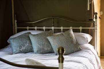 Comfort and quality throughout alll the lovely linens.